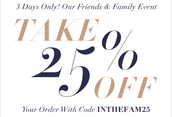 Friends and Family Event Sale at Shopbop Now Happening