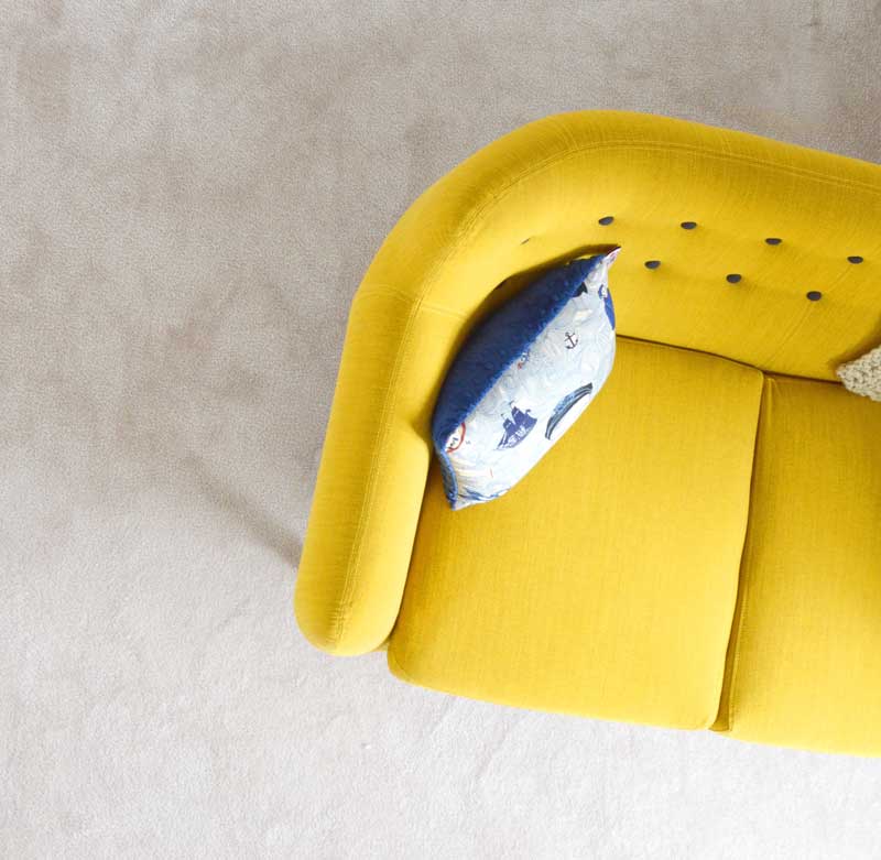 Yellow Living Room Couch